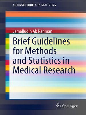 cover image of Brief Guidelines for Methods and Statistics in Medical Research